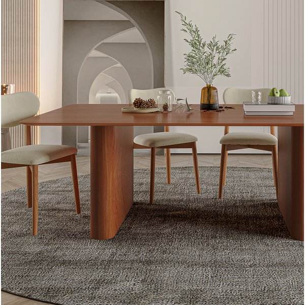 7 mesa de jantar mesa madeira macica madeira 2