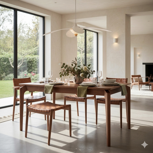 Mesa de jantar L180 x P 100 x Alt 77 Portugal em madeira maciça e